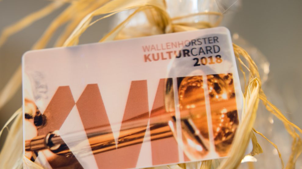 Die Wallenhorster Kulturcard 2018. Foto: André Thöle