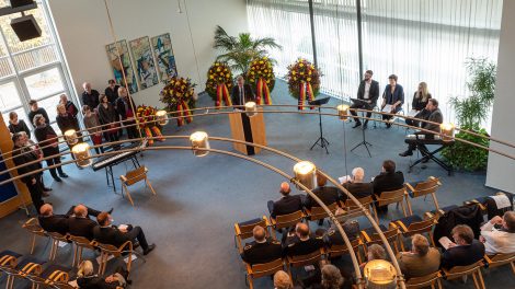 Gedenkfeier zum Volkstrauertag im Wallenhorster Ratssaal. Foto: Thomas Remme / Gemeinde Wallenhorst