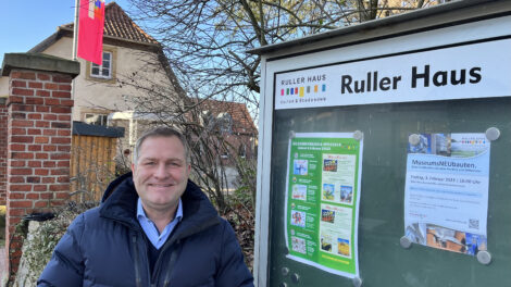 Wallenhorsts Landtagsabgeordneter Guido Pott freut sich über die Förderung für das Ruller Haus. Foto: H. Döring (Büro Guido Pott)