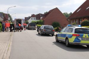 Ein Motorradfahrer verunglückte am späten Sonntagnachmittag in Wallenhorst am Pyer Kirchweg. Foto: Marc Dallmöller / md-foto.com