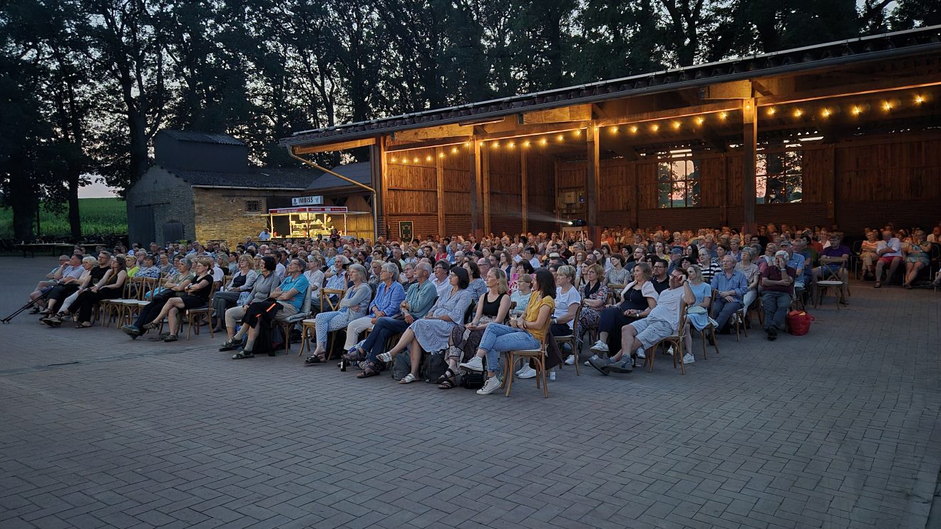 Das „Sommerflimmern“ in Wallenhorst-Lechtingen auf dem Gallowayhof Thünker. Foto: Marc Dallmöller / md-foto.com