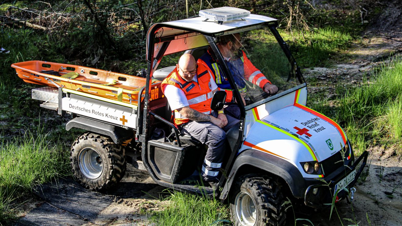 Einblicke in die gemeinsame Großübung der Feuerwehren Wallenhorst und Rulle sowie des DRK Wallenhorst. Foto: Marc Dallmöller