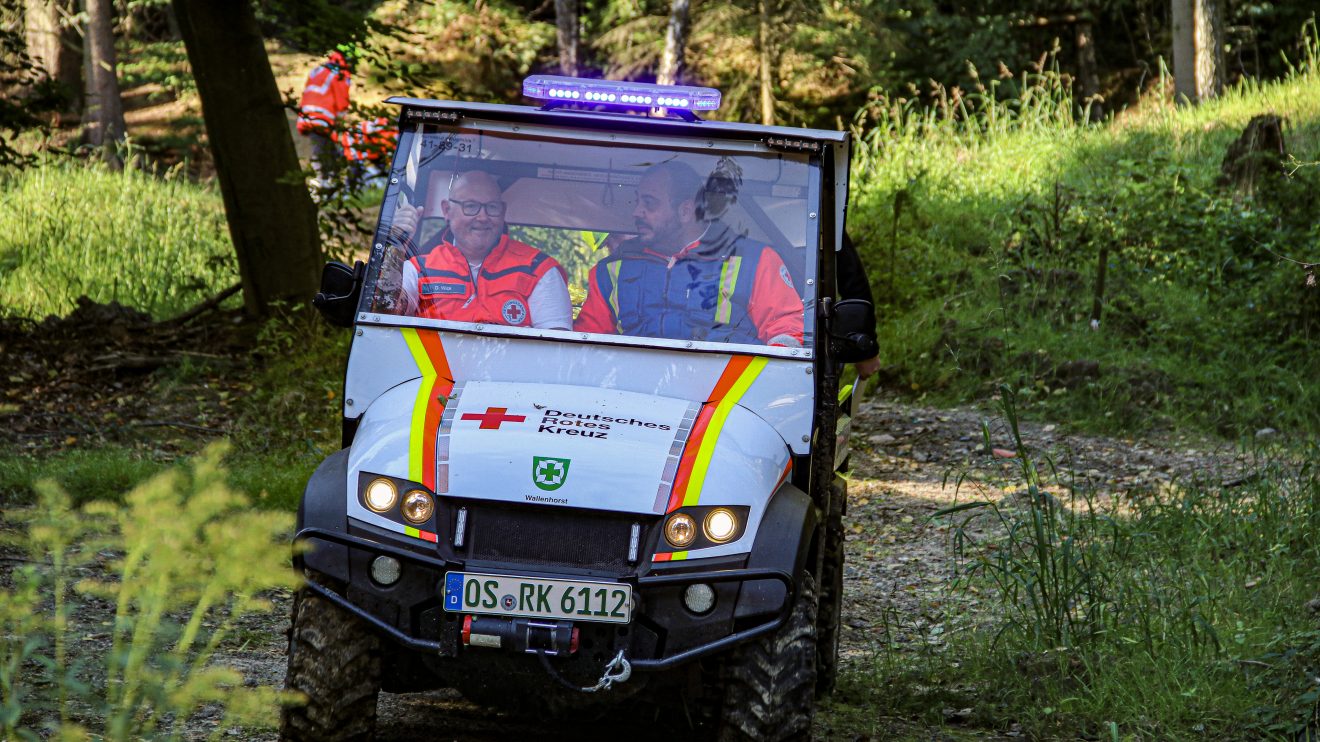 Einblicke in die gemeinsame Großübung der Feuerwehren Wallenhorst und Rulle sowie des DRK Wallenhorst. Foto: Marc Dallmöller