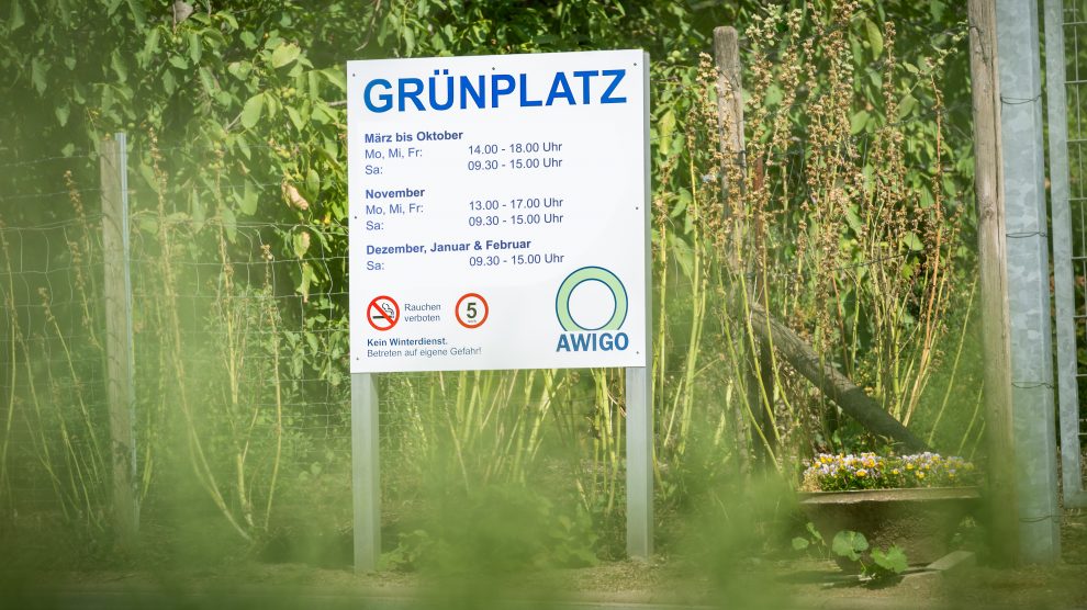 Im November gelten neue Öffnungszeiten auf den 27 AWIGO-Grünplätzen im Landkreis. Foto: A.W. Sobott