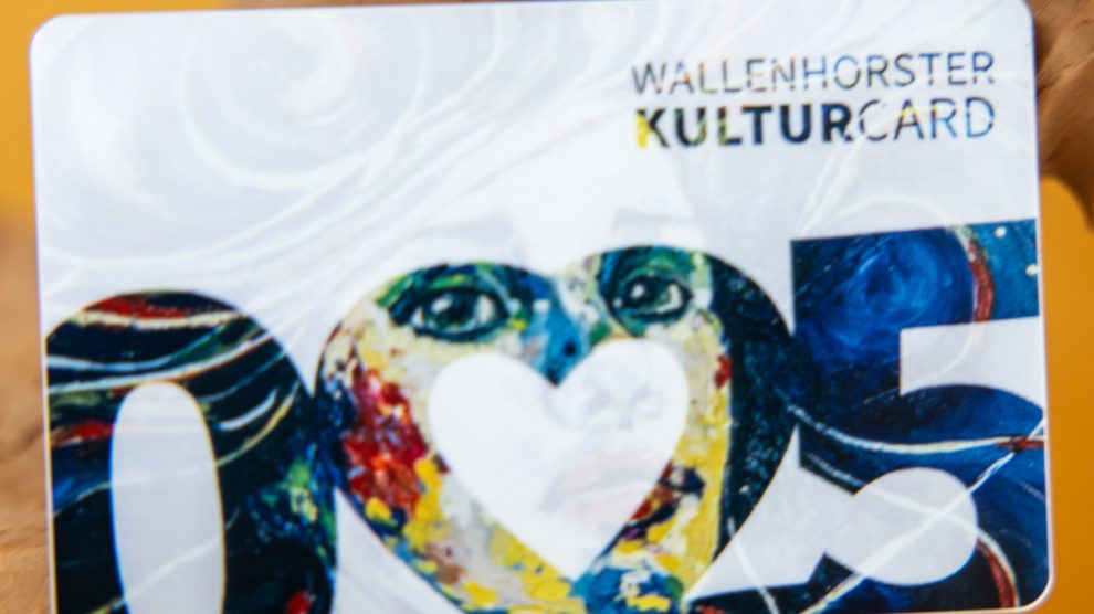 Das perfekte Geschenk – für andere oder für sich selbst: die Wallenhorster Kulturcard. Foto: Gemeinde Wallenhorst / André Thöle