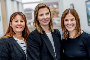 Ab 2025 Ansprechpersonen für die Verbrauchsabrechnung (von links): Christina Feil, Sarah Degin und Anastasia Betke. Foto: Gemeinde Wallenhorst / André Thöle