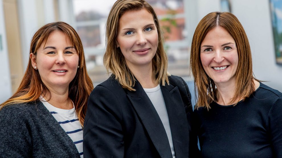 Ab 2025 Ansprechpersonen für die Verbrauchsabrechnung (von links): Christina Feil, Sarah Degin und Anastasia Betke. Foto: Gemeinde Wallenhorst / André Thöle